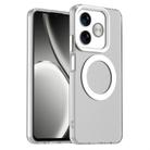 For Realme C61 Candy Magsafe PC Hybrid TPU Phone Case(White) - 1