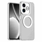 For Realme C63 Candy Magsafe PC Hybrid TPU Phone Case(White) - 1