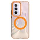For OPPO Reno12 Pro Global Candy Magsafe PC Hybrid TPU Phone Case(Orange) - 2