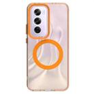 For OPPO Reno12 Global Candy Magsafe PC Hybrid TPU Phone Case(Orange) - 2