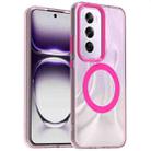For OPPO Reno12 Global Candy Magsafe PC Hybrid TPU Phone Case(Red) - 1