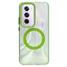 For OPPO Reno12 Global Candy Magsafe PC Hybrid TPU Phone Case(Green) - 2