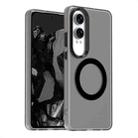 For OPPO K12x Candy Magsafe PC Hybrid TPU Phone Case(Black) - 1