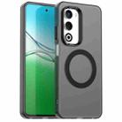 For OPPO A5 5G Global Candy Magsafe PC Hybrid TPU Phone Case(Black) - 1