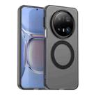 For Huawei Mate 70 Candy Magsafe PC Hybrid TPU Phone Case(Black) - 1