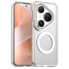 For Huawei Pura 80 Pro Candy Magsafe PC Hybrid TPU Phone Case(White) - 1