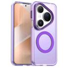 For Huawei Pura 80 Pro Candy Magsafe PC Hybrid TPU Phone Case(Purple) - 1