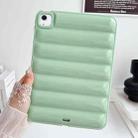 For iPad Air 11 2024 Eiderdown Cushion Shockproof Tablet Case(Green) - 1