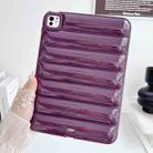 For iPad Pro 11 2024 Eiderdown Cushion Shockproof Tablet Case(Wine Red) - 1