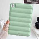 For iPad Pro 11 2024 Eiderdown Cushion Shockproof Tablet Case(Green) - 1