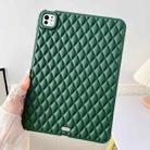 For iPad Pro 11 2024 Diamond Lattice TPU Tablet Case(Green) - 1