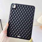 For iPad Pro 11 2024 Diamond Lattice TPU Tablet Case(Black) - 1