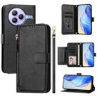 Xiaomi Civi 5 Pro Multi-Card Slots Zipper Wallet Leather Phone Case(Black) - 1