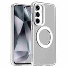 For Samsung Galaxy S23 FE 5G Candy Magsafe PC Hybrid TPU Phone Case(White) - 1