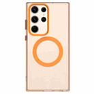 For Samsung Galaxy S23 Ultra 5G Candy Magsafe PC Hybrid TPU Phone Case(Orange) - 2
