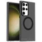 For Samsung Galaxy S23 Ultra 5G Candy Magsafe PC Hybrid TPU Phone Case(Black) - 1