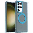 For Samsung Galaxy S23 Ultra 5G Candy Magsafe PC Hybrid TPU Phone Case(Blue) - 1