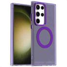 For Samsung Galaxy S23 Ultra 5G Candy Magsafe PC Hybrid TPU Phone Case(Purple) - 1