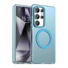 For Samsung Galaxy S25 Ultra 5G Candy Magsafe PC Hybrid TPU Phone Case(Blue) - 1