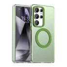 For Samsung Galaxy S25 Ultra 5G Candy Magsafe PC Hybrid TPU Phone Case(Green) - 1