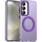 For Samsung Galaxy S25 5G Candy Magsafe PC Hybrid TPU Phone Case(Purple) - 1