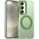 For Samsung Galaxy S25+ 5G Candy Magsafe PC Hybrid TPU Phone Case(Green) - 1