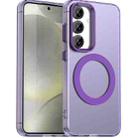 For Samsung Galaxy S25+ 5G Candy Magsafe PC Hybrid TPU Phone Case(Purple) - 1