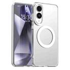 For Samsung Galaxy S25 Edge 5G Candy Magsafe PC Hybrid TPU Phone Case(White) - 1
