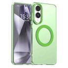 For Samsung Galaxy S25 Edge 5G Candy Magsafe PC Hybrid TPU Phone Case(Green) - 1