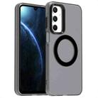 For Samsung Galaxy A16 5G Candy Magsafe PC Hybrid TPU Phone Case(Black) - 1