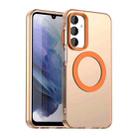 For Samsung Galaxy A25 5G Candy Magsafe PC Hybrid TPU Phone Case(Orange) - 1