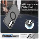 For Samsung Galaxy A25 5G Candy Magsafe PC Hybrid TPU Phone Case(Black) - 2