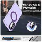 For Samsung Galaxy A35 5G Candy Magsafe PC Hybrid TPU Phone Case(Purple) - 2