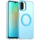 For Samsung Galaxy A07 4G Candy Magsafe PC Hybrid TPU Phone Case(Blue) - 1