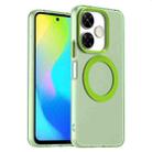 For Xiaomi Poco M6 4G Candy Magsafe PC Hybrid TPU Phone Case(Green) - 1