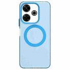 For Xiaomi Poco M6 Plus Candy Magsafe PC Hybrid TPU Phone Case(Blue) - 2