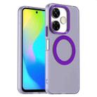 For Xiaomi Poco M6 Plus Candy Magsafe PC Hybrid TPU Phone Case(Purple) - 1