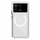 For Xiaomi Poco X6 Pro 5G Candy Magsafe PC Hybrid TPU Phone Case(White) - 2