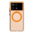 For Xiaomi Poco X6 Pro 5G Candy Magsafe PC Hybrid TPU Phone Case(Orange) - 2