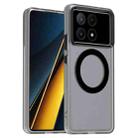 For Xiaomi Poco X6 Pro 5G Candy Magsafe PC Hybrid TPU Phone Case(Black) - 1