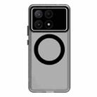 For Xiaomi Poco X6 Pro 5G Candy Magsafe PC Hybrid TPU Phone Case(Black) - 2