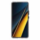 For Xiaomi Poco X6 Pro 5G Candy Magsafe PC Hybrid TPU Phone Case(Black) - 3
