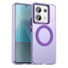 For Xiaomi Poco X6 5G Candy Magsafe PC Hybrid TPU Phone Case(Purple) - 1