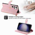 For Samsung Galaxy S23 Ultra 5G POLA Love Multi-Card Slots Zipper Wallet Leather Phone Case(Pink) - 2