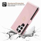 For Samsung Galaxy S23 Ultra 5G POLA Love Multi-Card Slots Zipper Wallet Leather Phone Case(Pink) - 3