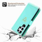 For Samsung Galaxy S23 Ultra 5G POLA Love Multi-Card Slots Zipper Wallet Leather Phone Case(Light Green) - 3