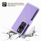 For Huawei P60 Pro POLA Love Multi-Card Slots Zipper Wallet Leather Phone Case(Purple) - 3