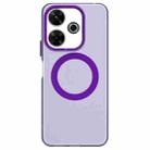 For Redmi 13 4G Candy Magsafe PC Hybrid TPU Phone Case(Purple) - 2