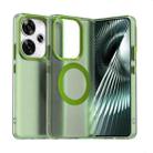 For Redmi Turbo 3 Candy Magsafe PC Hybrid TPU Phone Case(Green) - 1