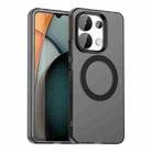 For Redmi Note 13 4G Candy Magsafe PC Hybrid TPU Phone Case(Black) - 1